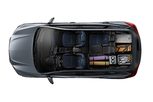 Tracker 2025 carro SUV com amplo espaço interno para seus projetos