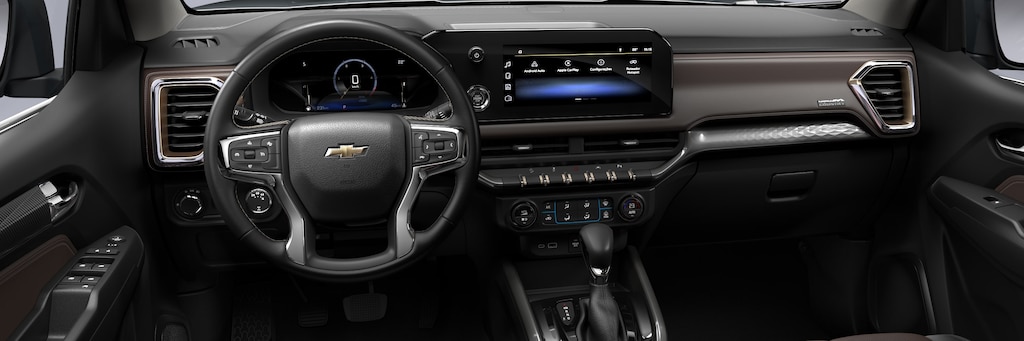 Painel de controle do SUV Chevrolet Trailblazer